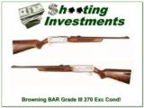 Browning BAR Hi-Grade or Grade III 270 Exc Cond! - 1 of 4