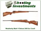 Weatherby 240 Deluxe Exc Cond! - 1 of 4