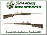 Ruger Mark II Stainless “Skeleton” 270 Exc Cond - 1 of 4