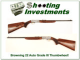 Browning 22 auto Grade III Thumbwheel Funken double signed! - 1 of 4