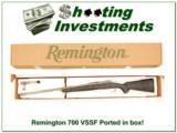 Remington 700 VSSF 22-250 Stainless Fluted factory ported in box! - 1 of 4
