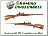Remington 700 BDL 30-06 older Pressed Checkering Exc Cond! - 1 of 4