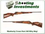 Weatherby Mark V Crown RARE 240 Wthy Mag! - 1 of 4