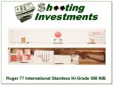 Ruger Special Run 1 of 250 NIB Stainless 77 International 308! - 1 of 4