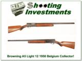 Browning A5 Light 12 1950 Belgium Top Collector! - 1 of 4