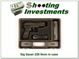 Sig Sauer P228 German 9mm in case! - 1 of 4