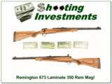 Remington Model 673 350 Rem Mag Laminate 4 boxes ammo! - 1 of 4