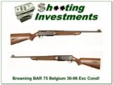 Browning BAR full 75 Belgium 30-06 Exc Cond! - 1 of 4