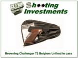 Browning Challenger 72 Belgium unfired in case with manual! - 1 of 4