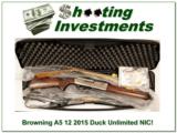 Browning 2015 A5 Duck Unlimited New, Unfired, Perfect! - 1 of 4