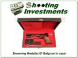 Browning Medalist 67 Belgium in case! - 1 of 4