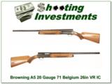 Browning A5 20 Gauge 67 Belgium 26in IC VR! - 1 of 4