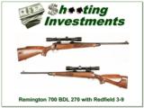 Remington 700 BDL 270 Redfield 3-9 - 1 of 4