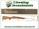 Browning A-bolt II Medallion 270 last of the new ones! - 1 of 4
