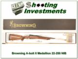 Browning A-bolt II Medallion 22-250 last of the new ones! - 1 of 4