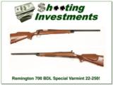 Remington 700 BDL Varmint Special 22-250 about new - 1 of 4