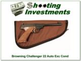 Browning Challenger 6in 22 Auto 67 Belgium Exc Cond! - 1 of 4