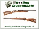 Browning Safari Grade Belgium Number 77! - 1 of 4