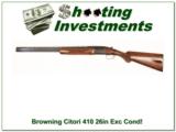 Browning Citori 410 26in Invector Exc Cond! - 1 of 4
