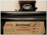 Browning A5 20 Gauge Magnum 1969 Belgium in box! - 4 of 4