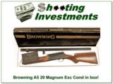 Browning A5 20 Gauge Magnum 1969 Belgium in box! - 1 of 4