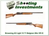 Browning A5 Light 12 71 Belgium 26in VR IC! - 1 of 4