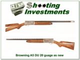 Browning A5 Light 20 Ducks Unlimited 26in Invector New! - 1 of 4