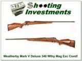 Weatherby Mark V Deluxe 340 Wthy Mag Exc Cond! - 1 of 4
