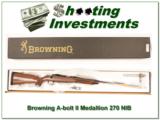 Browning A-bolt II Medallion 270 NIB- 1 of 4