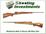 Weatherby Mark V Deluxe 300 Wthy Mag 26in Exc Cond!- 1 of 4