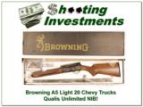 Browning A5 Light 20 Quails Unlimited Chevy Trucks 5 of 100 NIB!
- 1 of 4