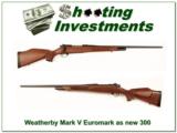 Weatherby Mark V Euromark 300 Exc Cond!
- 1 of 4