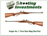 Ruger No. 1 Medium Sporter Red Pad 7mm Rem Mag
- 1 of 4