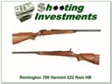 Remington 700 Varmint 222 Pressed Checkering Heavy Barrel
- 1 of 4
