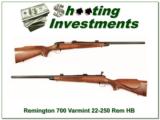 Remington 700 Varmint 22-250 Pressed Checkering Heavy Barrel
- 1 of 4