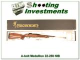 Browning A-bolt II Medallion 22-250 Win last ones! - 1 of 4