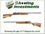 Browning A5 Light 12 71 Belgium Exc Cond! - 1 of 4
