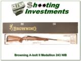 Browning A-bolt II Medallion 243 last of the new ones!- 1 of 4