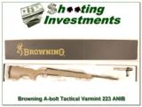 Browning A-bolt TCT Tactical Varmint 223 Heavy Barrel ANIB
- 1 of 4