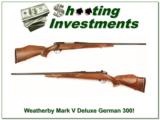 Weatherby Mark V Deluxe 300 German nice wood!- 1 of 4