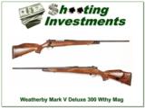 Weatherby Mark V Deluxe 300 Wthy Mag Exc! - 1 of 4