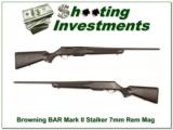 Browning BAR Mark II Stalker 7mm Rem Mag Exc Cond! - 1 of 4