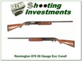 Remington 870 20 Gauge Exc Cond, 28in Mod VR - 1 of 4
