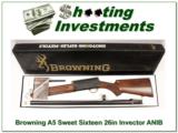 Browning A5 Sweet Sixteen 26 in Invector New in Box! - 1 of 4