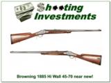 Browning Model 1885 45-70 28in Octagonal barrel near new! - 1 of 4