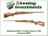 Weatherby Mark V LazerMark 5 Panel Custom Shop 26in! - 1 of 4