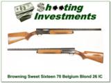 Browning A5 Sweet Sixteen 70 Belgium Blond 26in IC! - 1 of 4