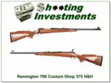 Remington 700 Custom Shop 375 H&H Mag Exc Cond! - 1 of 4