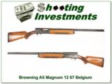 Browning A5 12 Magnum 67 Belgium VR Blond - 1 of 4