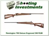 Remington 700 BDL Deluxe engraved 300 RUM - 1 of 4